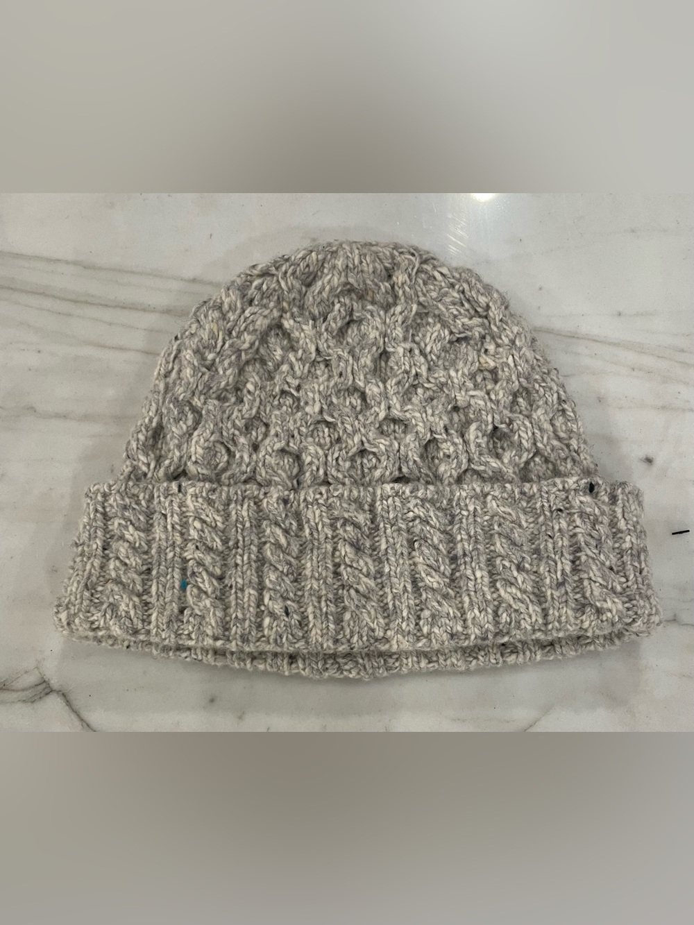 Aran Sweater Market Wool Cashmere Cable Knit Beanie Made in Ireland Unisex